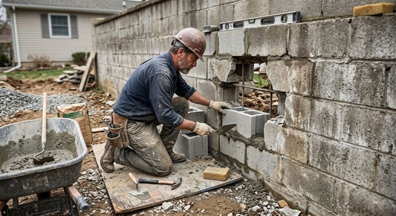 Block Masonry Repair in Boynton Beach, FL