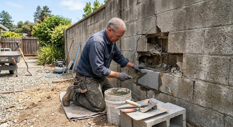 Block Masonry Repair in Boynton Beach, FL