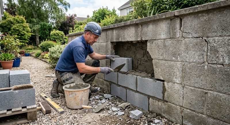 Block Wall Repair in Pompano Beach, FL