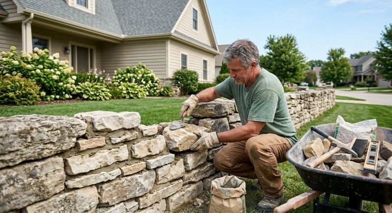 Brick Fence Repair in Boynton Beach, FL