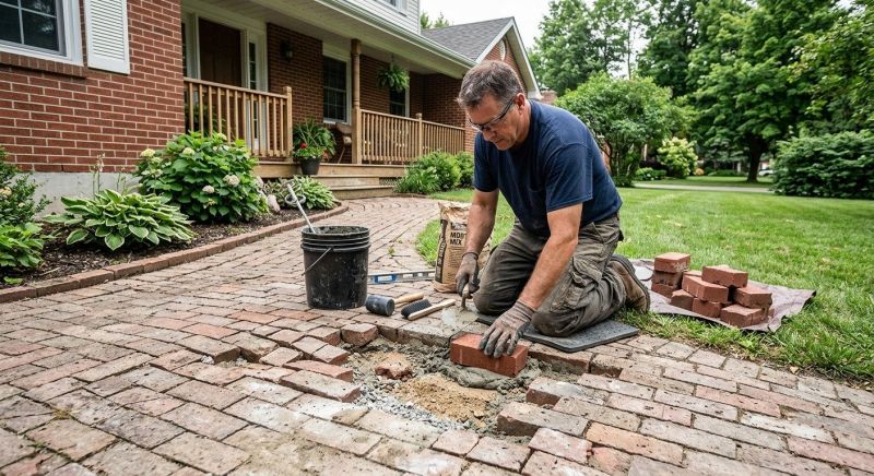 Brick Flatwork Repair in Boca Raton, FL