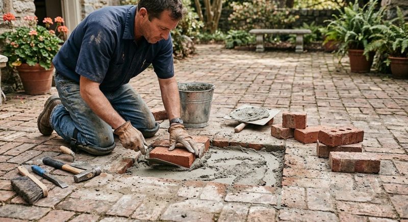 Brick Flatwork Repair in Palm Beach, FL