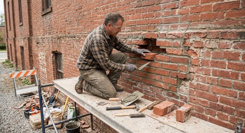 Brick Stairs Repair in Delray Beach, FL