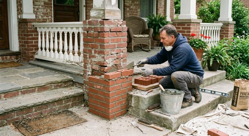 Brick Stairs Repair in Lake Worth, FL