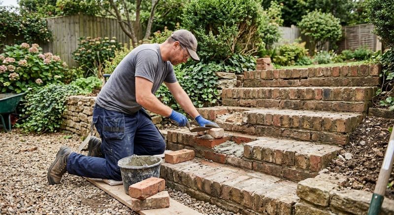 Brick Stairs Repair in Boynton Beach, FL