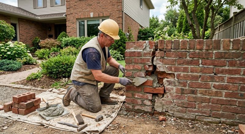 Brick Wall Repair in Boynton Beach, FL