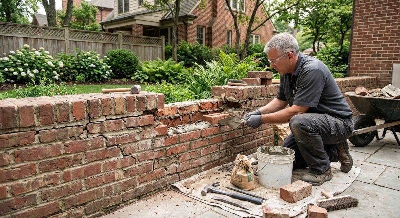 Brick Wall Repair in Palm Beach County, FL