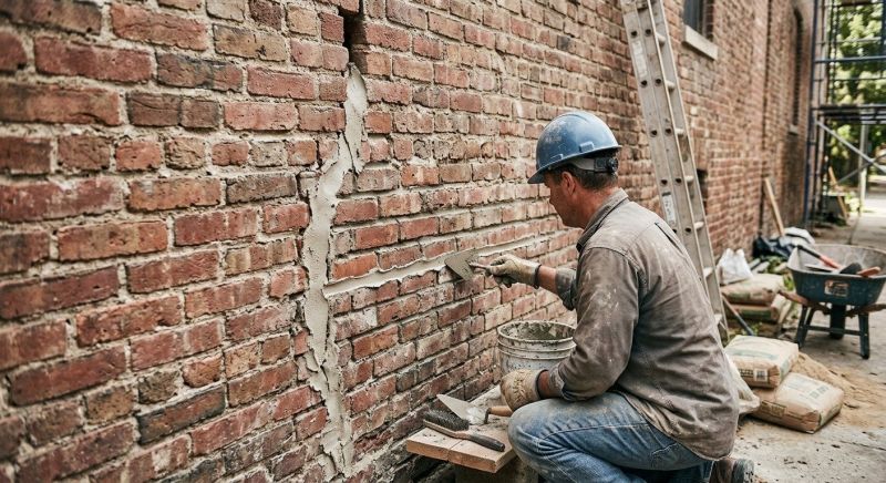 Brick Wall Repair in Pompano Beach, FL