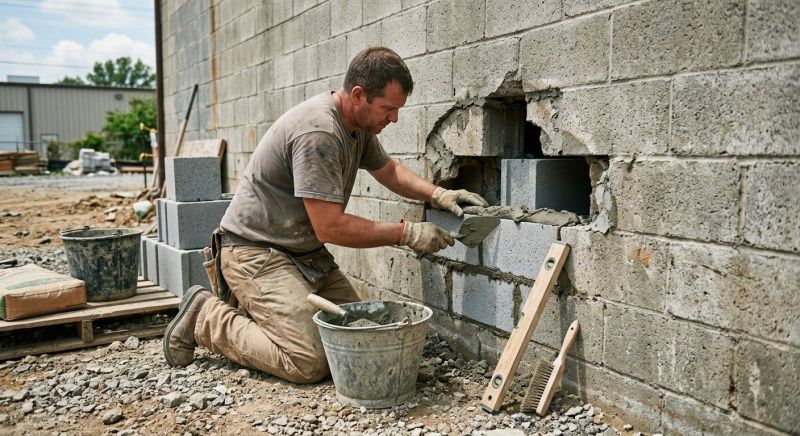 Cinder Block Repair in Boynton Beach, FL
