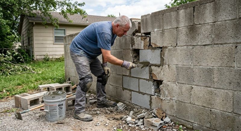 Cinder Block Repair in Boynton Beach, FL
