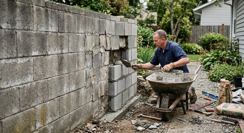 Cinder Block Repair in Boynton Beach, FL