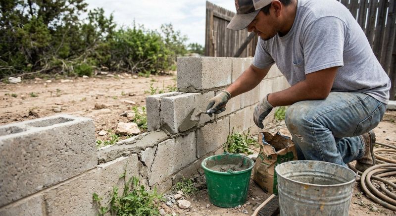 Concrete Block Wall Repair in Boynton Beach, FL