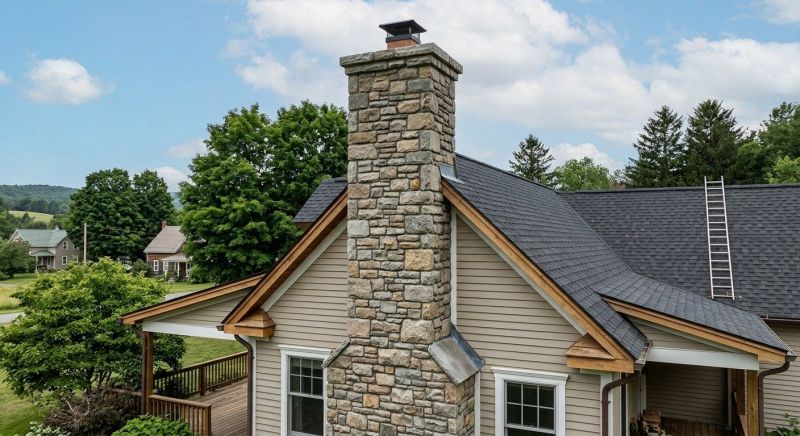 Stone Chimney Installation in Delray Beach, FL