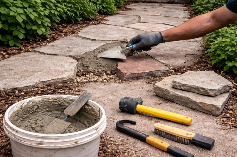 Stone Walkway Repair in Boynton Beach, FL